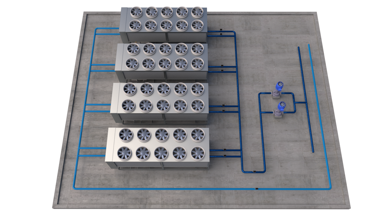 BMS graphics example: Chiller Plant